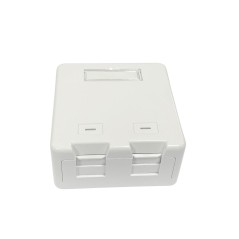 Lanview Surface Mount Box for 2 Ports - Durable & Easy Installation - LVN127767